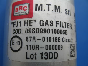 Filtr - vložka polyester pro filtr plynné fáze BRC FJ1 HE (2)