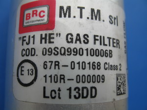 Filtr - vložka polyester pro filtr plynné fáze BRC FJ1 HE (2)